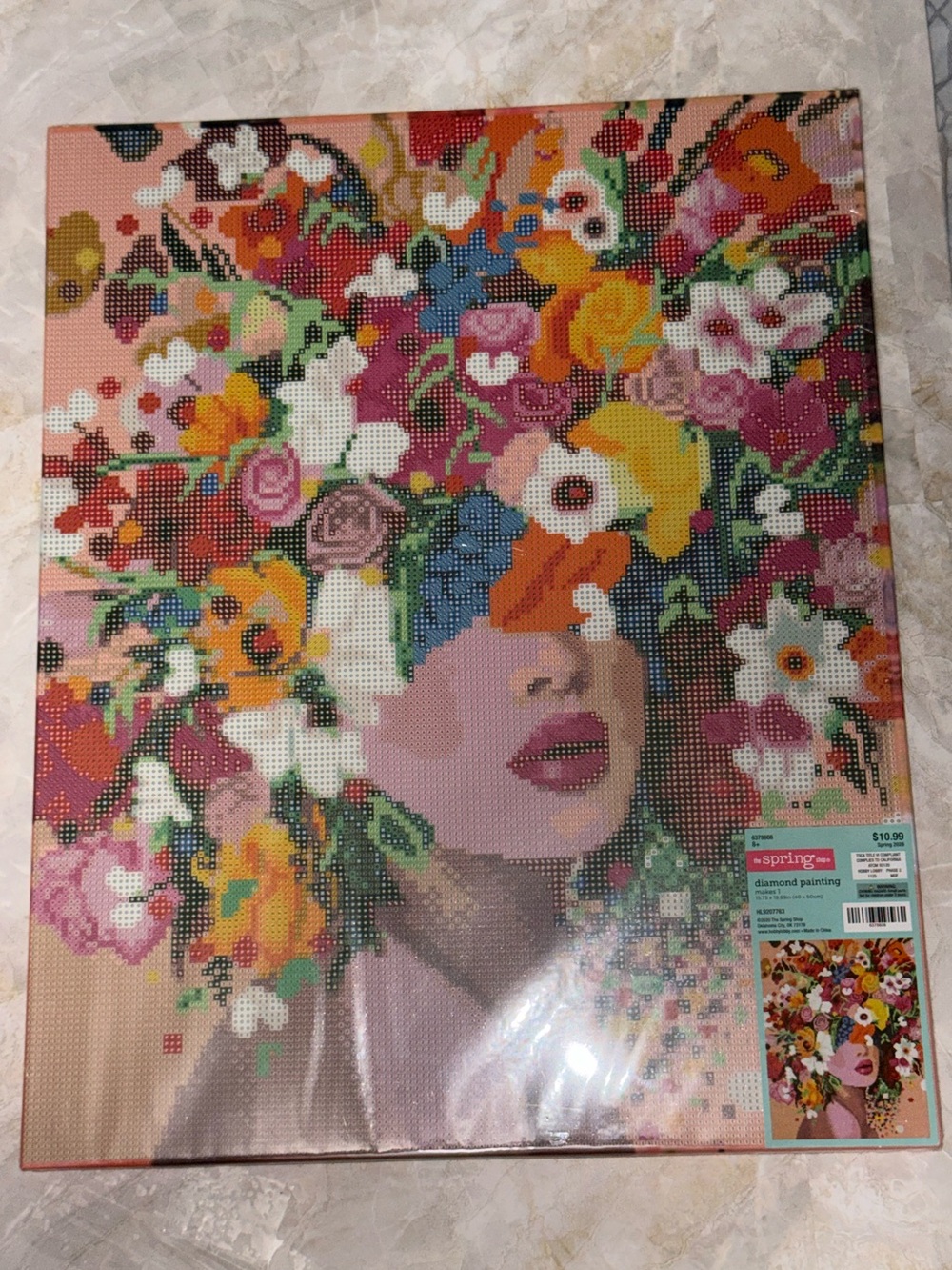HOBBY LOBBY | Lady Bouquet | Diamond Painting Kit